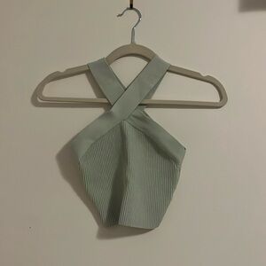 Aritzia Babaton Criss Cross Cropped Tank